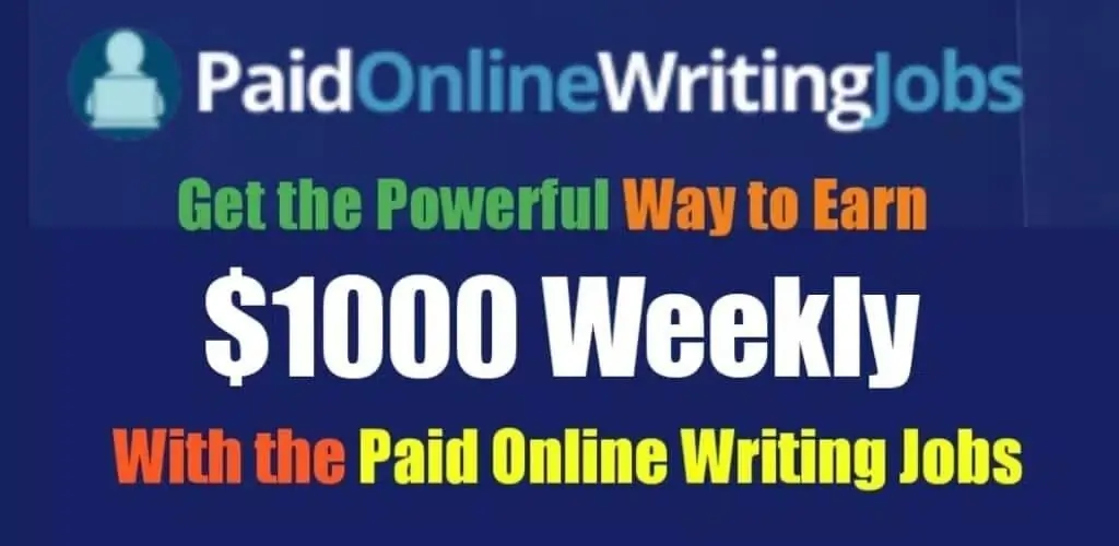 Paid Online Writing Jobs - Benefits